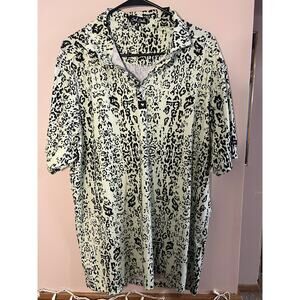 Mint Green Bad Birdie Golf Polo